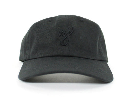 NJ Dad Hat (Black on Black)