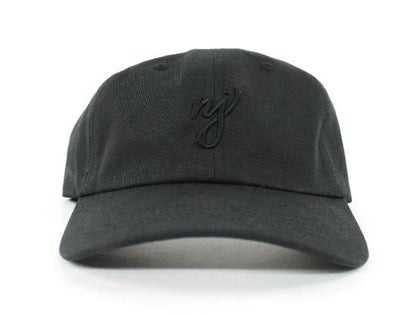 NJ Dad Hat (Black on Black)