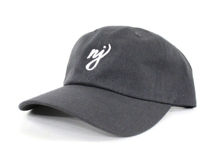 NJ Dad Hat (Dark Gray White)