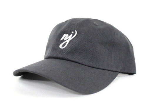 NJ Dad Hat (Dark Gray White)