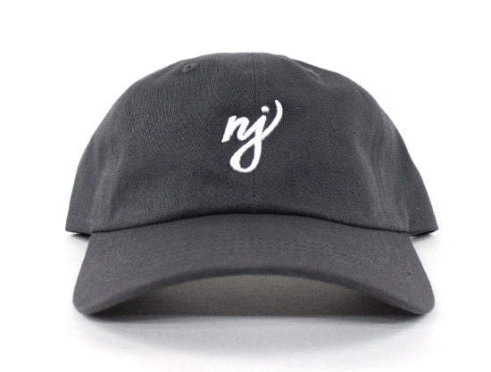 NJ Dad Hat (Dark Gray White)