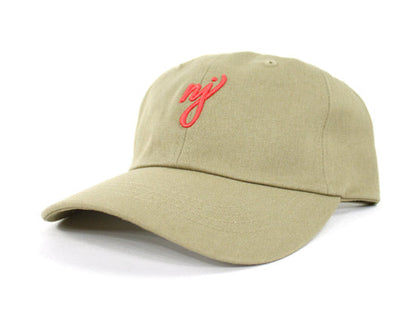 NJ Dad Hat (Khaki Salmon Pink)