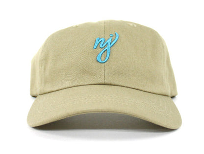 NJ Dad Hat (Khaki Shark Tail Blue)
