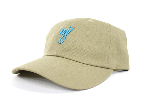 NJ Dad Hat (Khaki Shark Tail Blue)