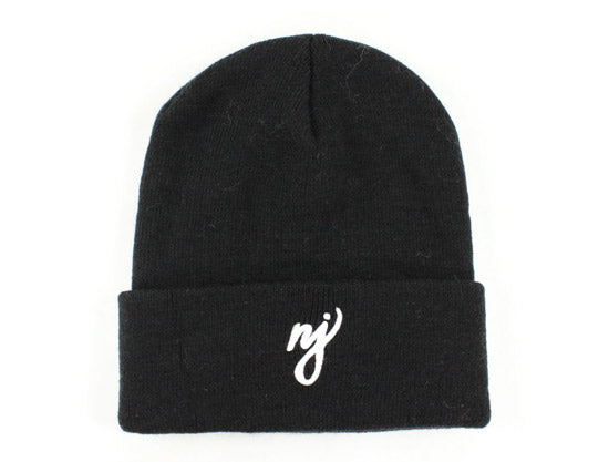 NJ Script Beanie (Black)