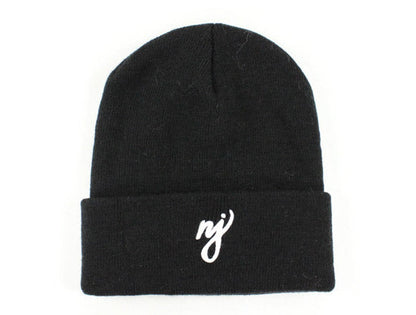 NJ Script Beanie (Black)