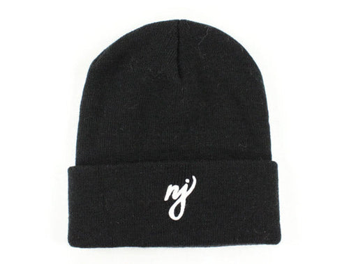NJ Script Beanie (Black)