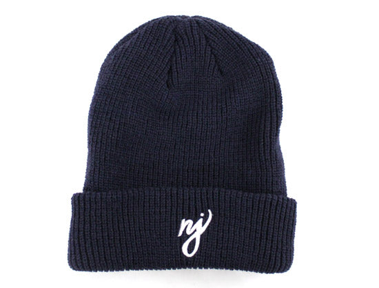 NJ Script Beanie (Navy)