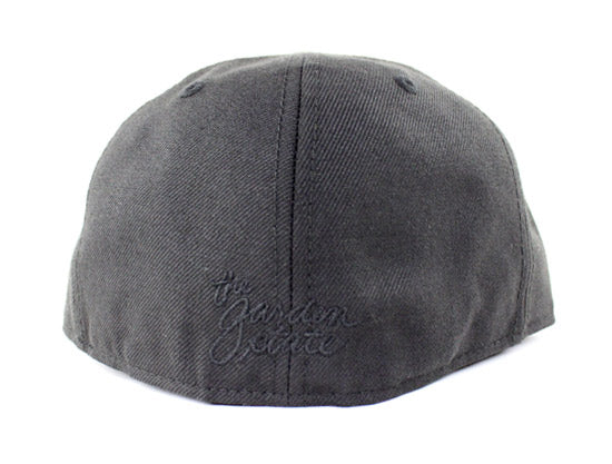 NJ Script New Era 59Fifty Fitted Hats (Black On Black)