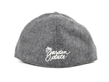 NJ Script New Era 59Fifty Fitted Hats (Flannel Gray Under Brim)