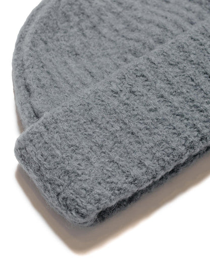 lost & found Norse Projects Norse Projects Alpaca Wool Short Beanie Mouse Grey
