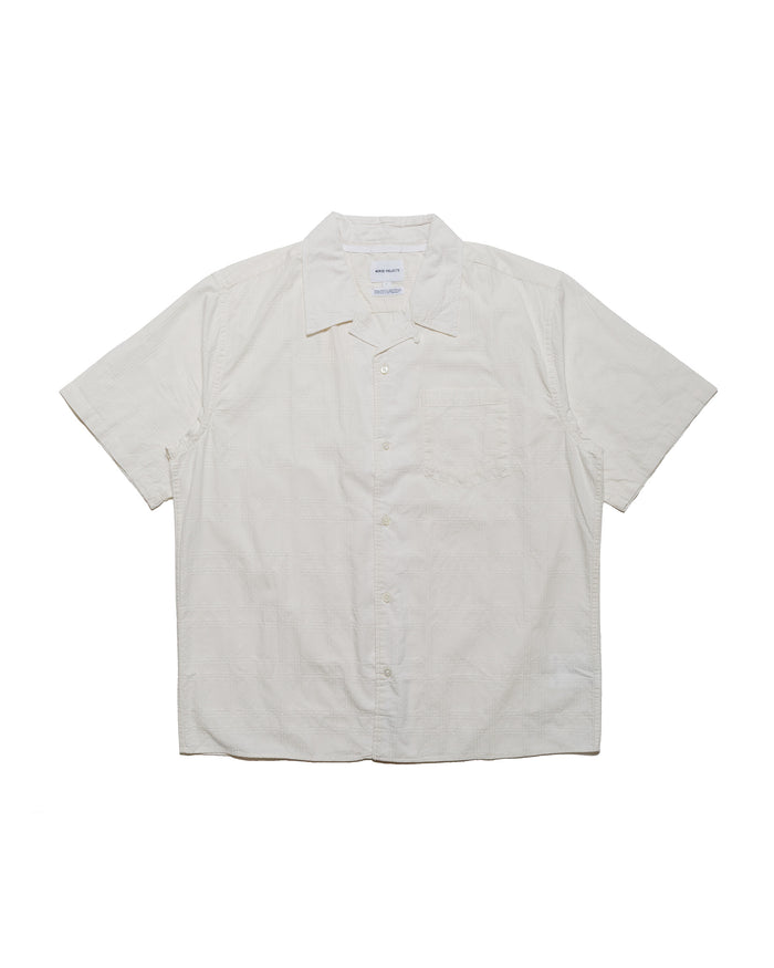 lost & found Norse Projects Norse Projects Carsten Relaxed Dobby Check Shirt Ecru