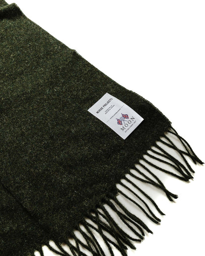 lost & found Norse Projects Norse Projects Moon Lambswool Scarf Beech Green