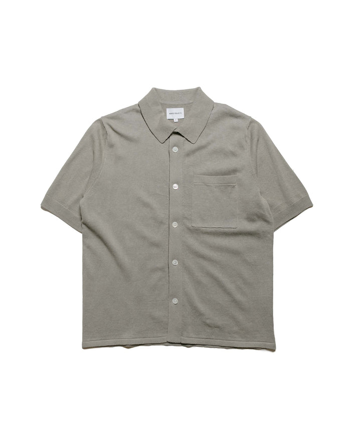 lost & found Norse Projects Norse Projects Rollo Cotton Linen SS Shirt Clay