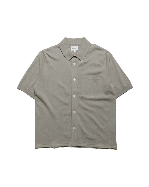 lost & found Norse Projects Norse Projects Rollo Cotton Linen SS Shirt Clay