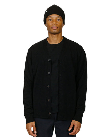 lost & found Norse Projects Norse Projects Standard Merino Lambswool Cardigan Black