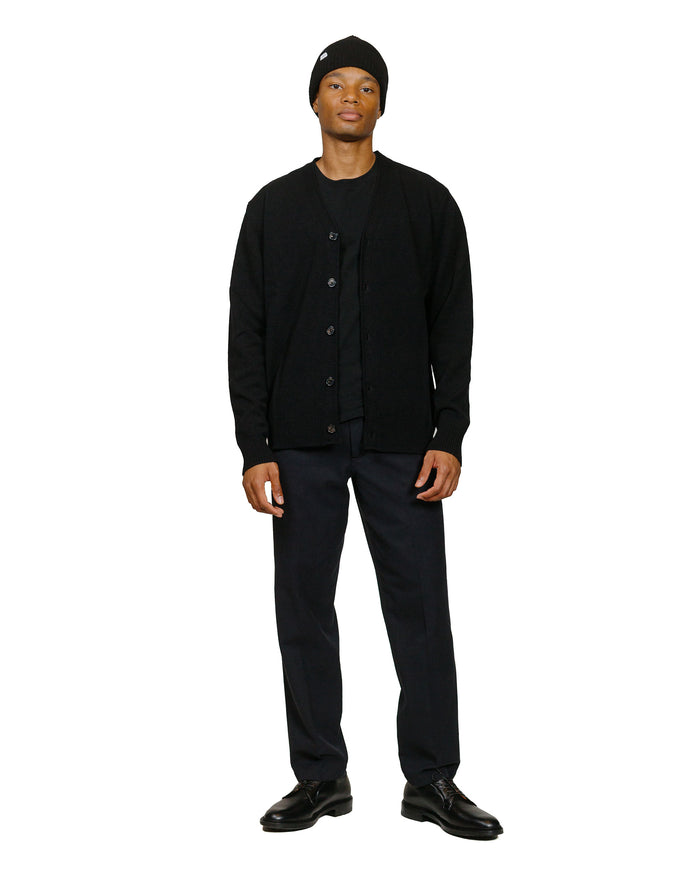 lost & found Norse Projects Norse Projects Standard Merino Lambswool Cardigan Black