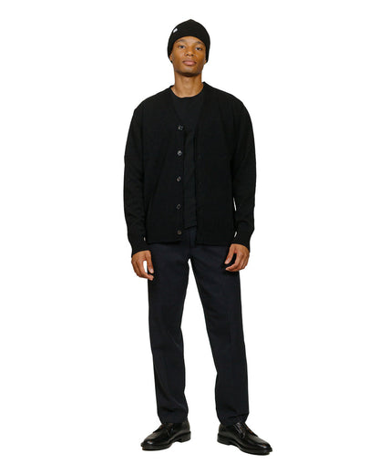lost & found Norse Projects Norse Projects Standard Merino Lambswool Cardigan Black