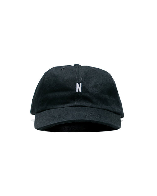 lost & found Norse Projects Norse Projects Twill Sports Cap Black