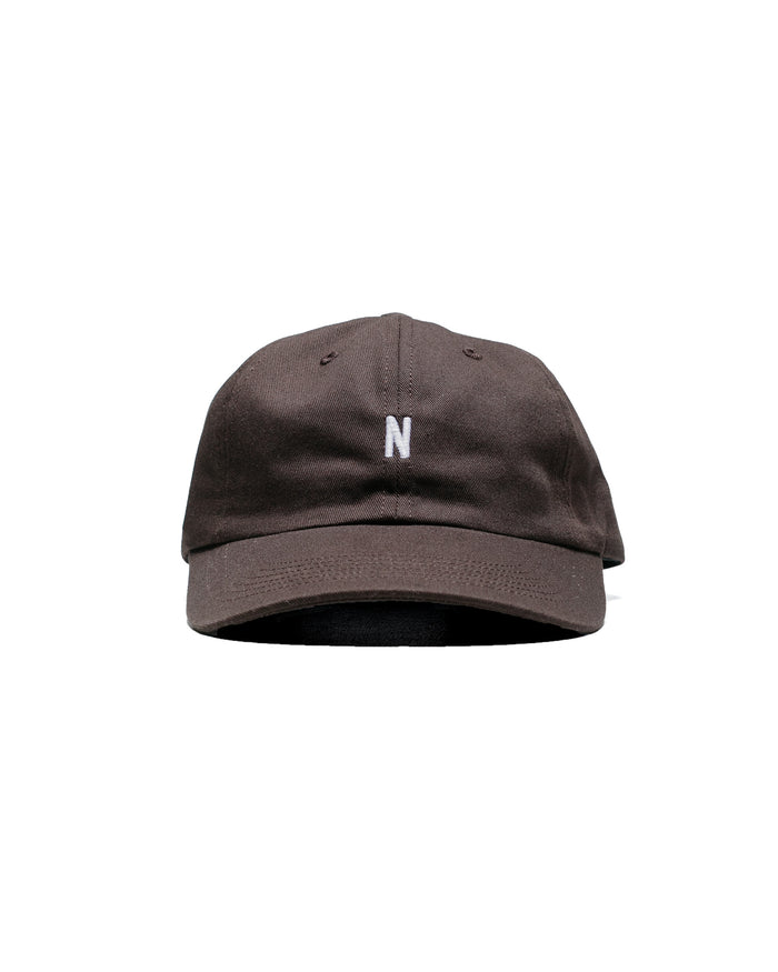 lost & found Norse Projects Norse Projects Twill Sports Cap Espresso
