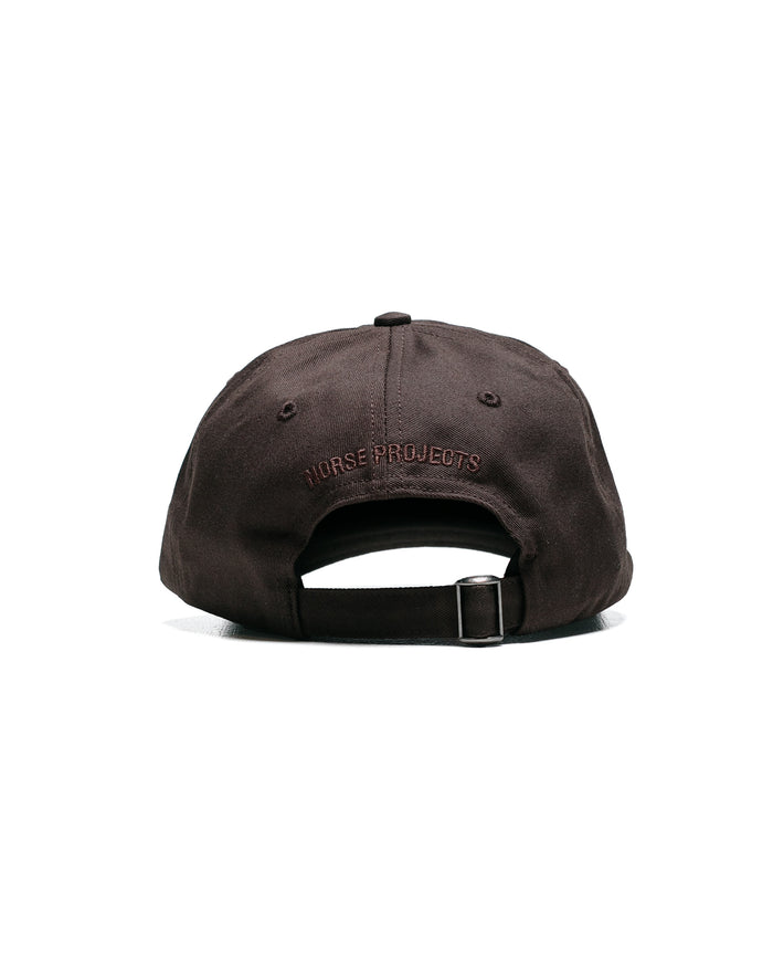 lost & found Norse Projects Norse Projects Twill Sports Cap Espresso