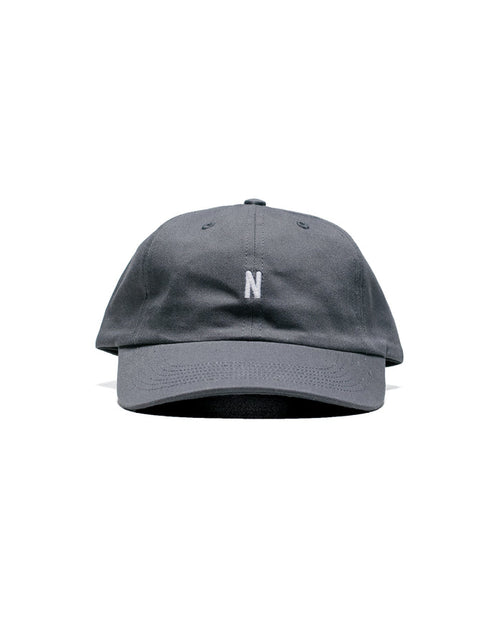 lost & found Norse Projects Norse Projects Twill Sports Cap Magnet Grey