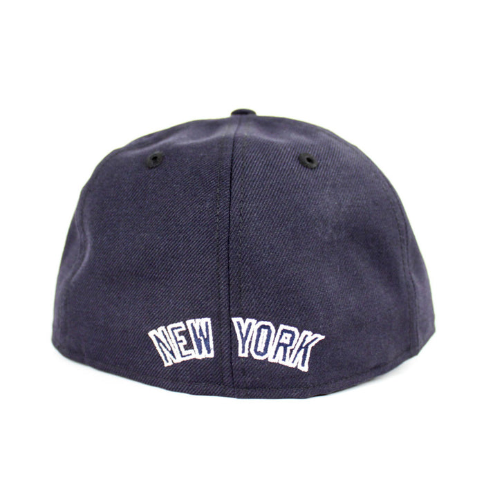 NY Yankees x NY Mets Duel New Era 59Fifty Fitted Hat (Yankees Color Green Under Brim)