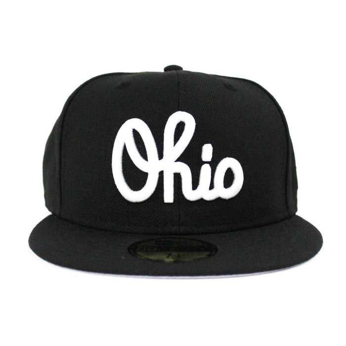 Ohio New Era 59Fifty Fitted Hat (Black Gray Under Brim)