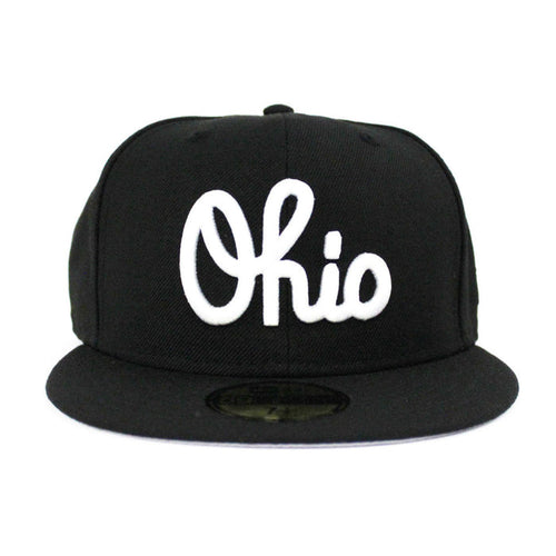 Ohio New Era 59Fifty Fitted Hat (Black Gray Under Brim)