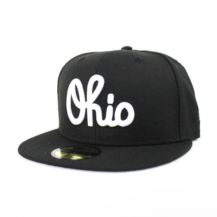Ohio New Era 59Fifty Fitted Hat (Black Gray Under Brim)