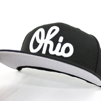 Ohio New Era 59Fifty Fitted Hat (Black Gray Under Brim)