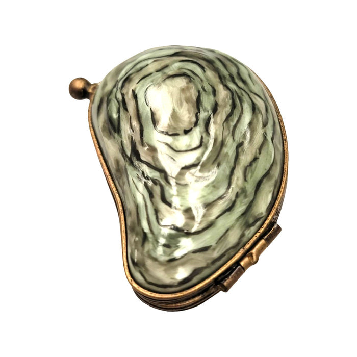 Oyster With Pearl Limoges Box Porcelain Limoges fish ocean beach LIMOGES BOXES French Trinket Box