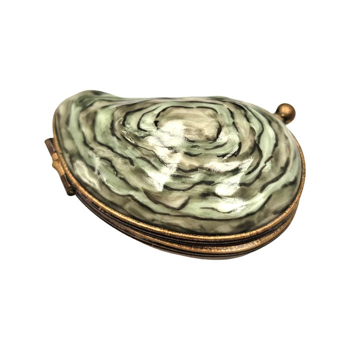 Oyster With Pearl Limoges Box Porcelain Limoges fish ocean beach LIMOGES BOXES French Trinket Box