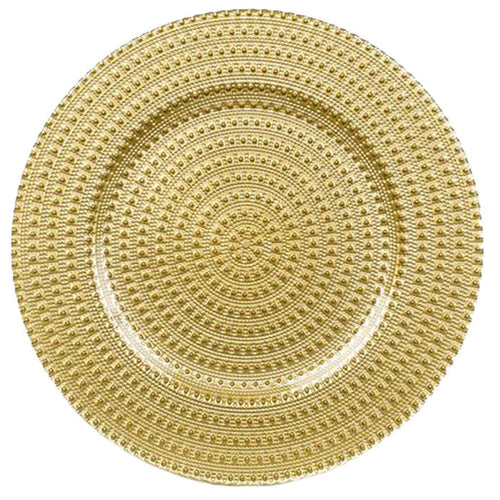 Oro Gold Glass Charger