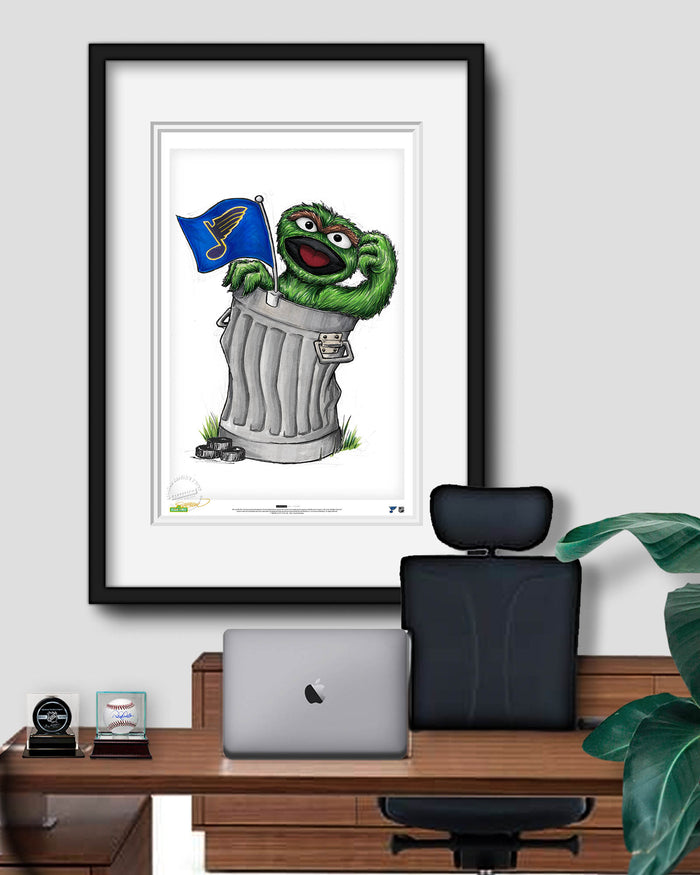 Oscar Rep Your Colours x NHL Blues Limited Edition Art Print