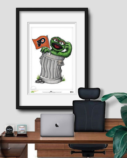 Oscar Rep Your Colours x NHL Flyers Limited Edition Art Print