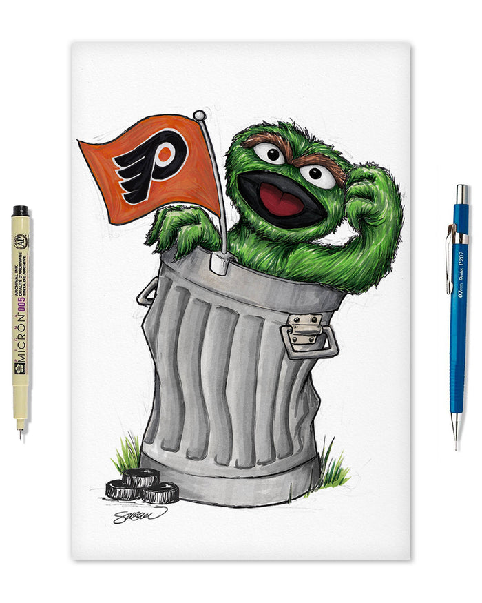 Oscar Rep Your Colours x NHL Flyers Limited Edition Art Print