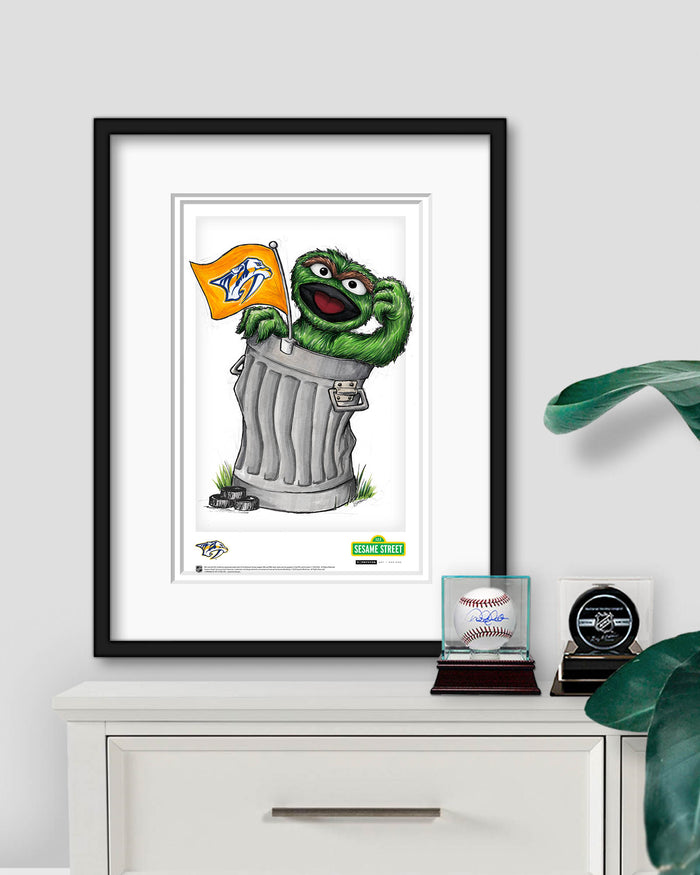 Oscar Rep Your Colours x NHL Predators Limited Edition Art Print