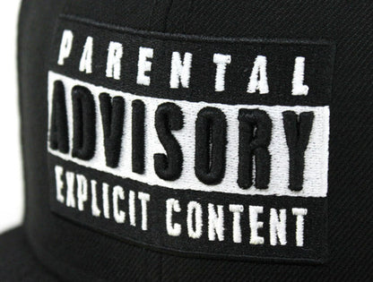 Parental Advisory Label New Era 59Fifty Fitted Hat (Gray Under Brim)