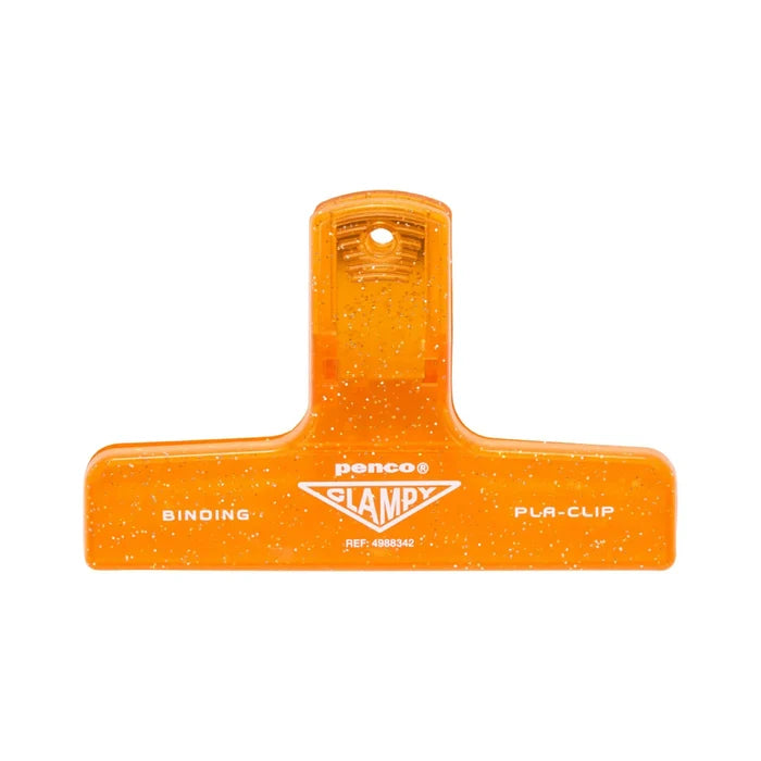 Clear Orange (With Glitter)