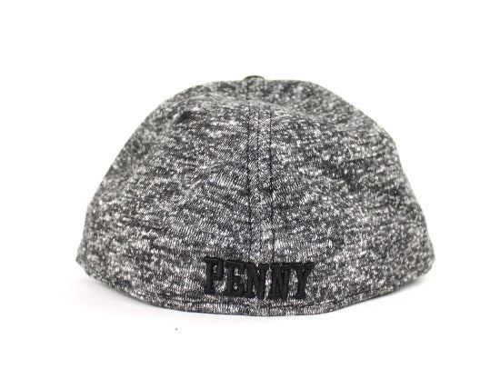 Penny One Cent New Era 59Fifty Fitted Hat (Shadow Tech Jet Black Air Foamposite Pro Tech Fleece Red Under Brim)