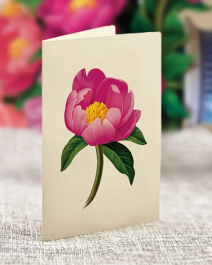 Peony Paradise Pop-Up Flower Bouquet Card