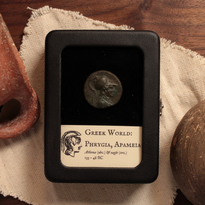 Phrygia, Apameia, Bronze Issue, Athena & Eagle - 133 to 48 BCE - Greek World