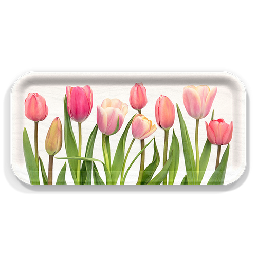 Pink Tulips Small Tray
