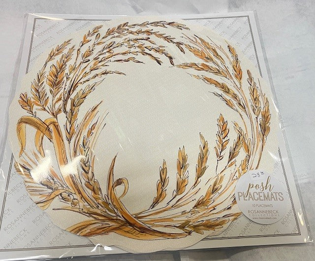 Paper - 10 to a pkg.  Circle of Wheat
