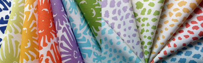 Quadrille Fabric: Cheetah - Custom Leaf on Tinted Belgian Linen / Cotton