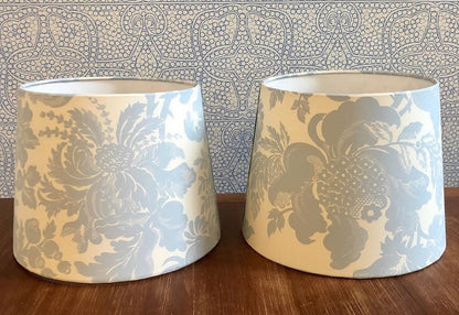 Quadrille Fabric: Des Gardes - Custom Silver Metallic on Silk Matka