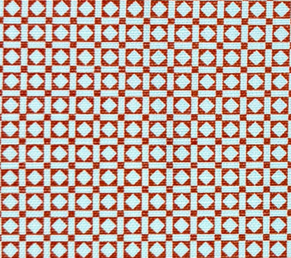 Quadrille Fabric: Lulu DK -Clark - Custom Coral on Tinted Linen / Cotton