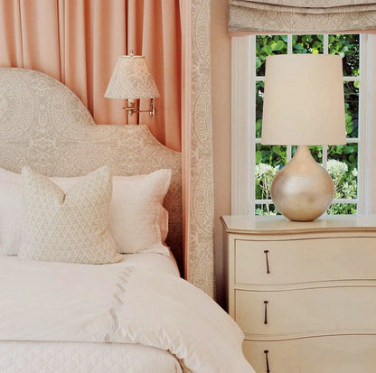 Quadrille Fabric: Veneto - Custom Pumice on Tinted 100% Linen