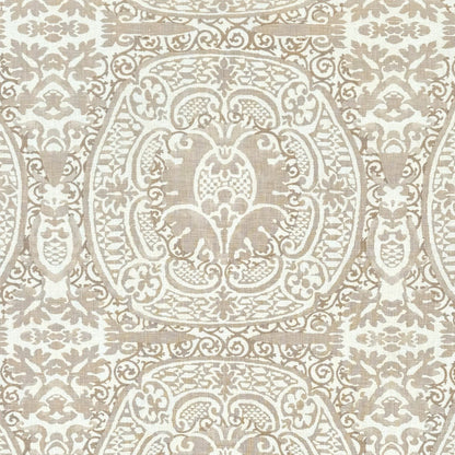 Quadrille Fabric: Veneto - Custom Pumice on Tinted 100% Linen